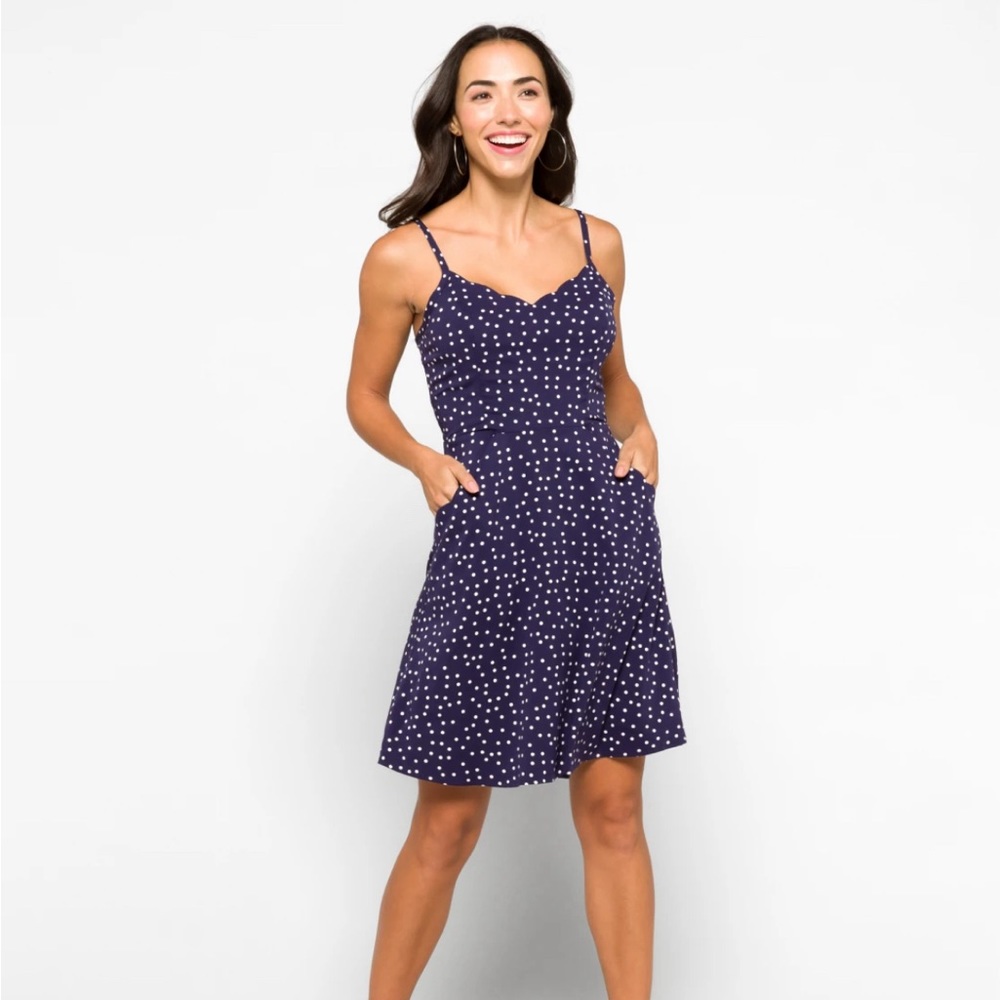 Market & Spruce Beatriz Scallop Detail Dress (2X)